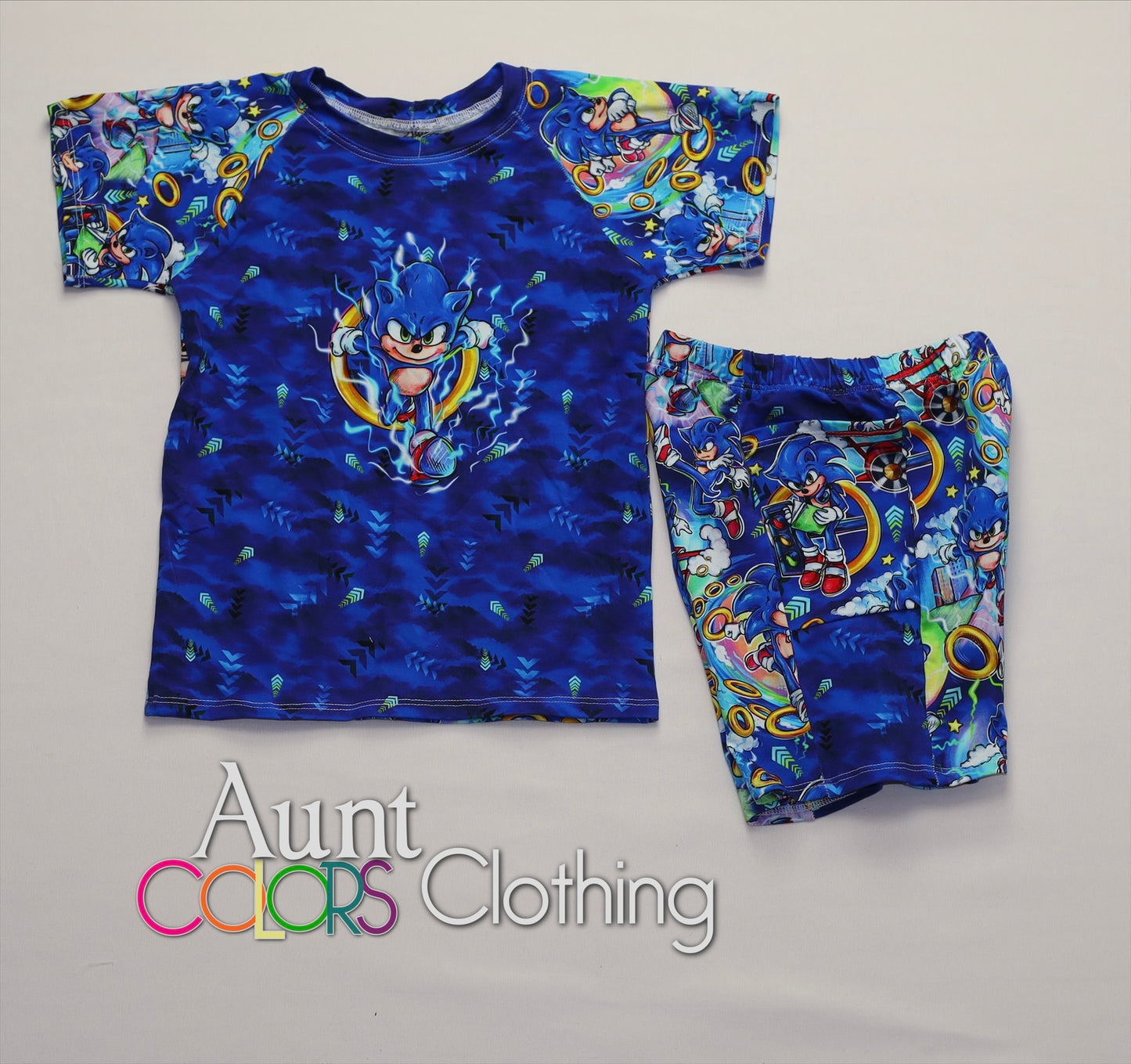 ACC RTS Raglan and Baja shorts set size 4/5