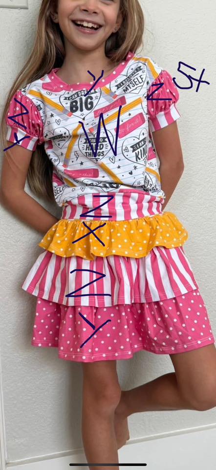 ACC 9/12/25 - Gemma X 2, Cupcake Skort & Swing Tunic X 3