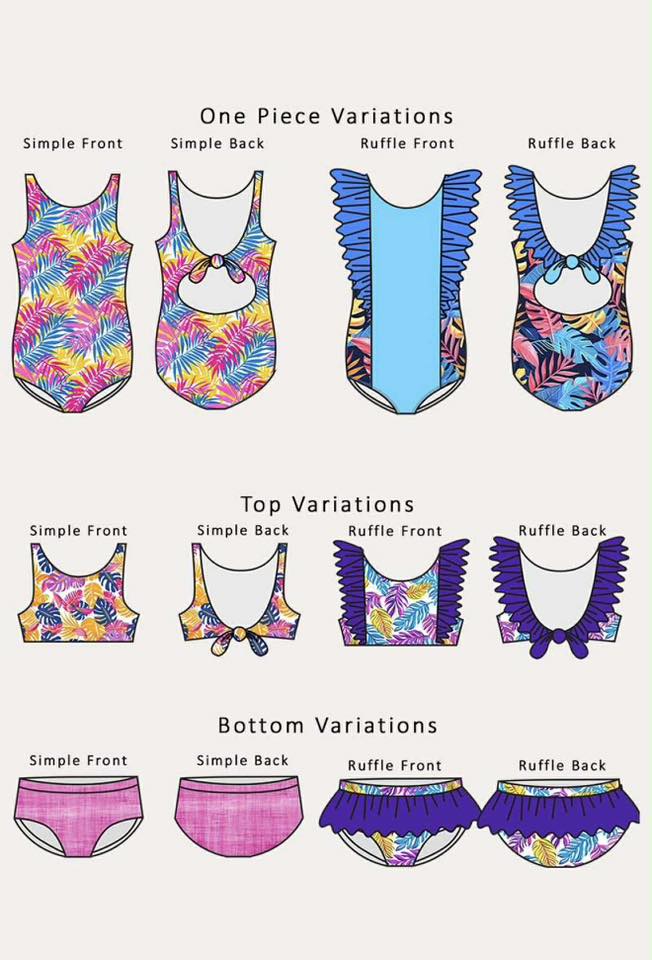 ACC 11/21/25 Annual Swim Drop - Cover-up X 3, Towel X 2 & Lila Ruffle 2 piece