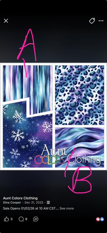 ACC 1/2/26 Extras  - Bonnie Leggings, Mom Undies & Mary Lou Crop no hood