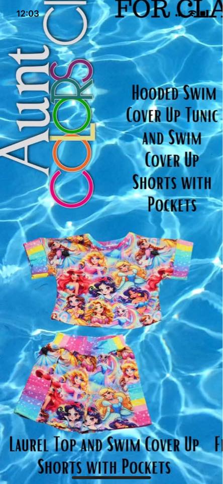 ACC 4/24/26 Swim Extras - Swim cover up pocket shorts & Laurel Top