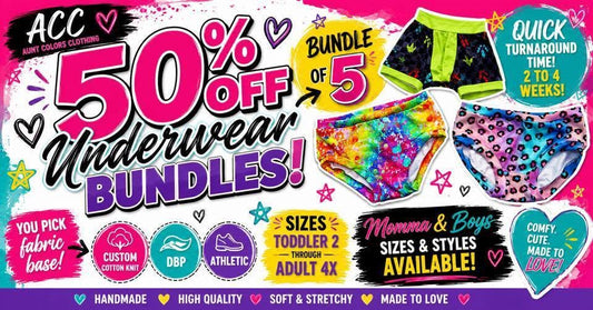 ACC 50% off Undie Bundle Drop 7/31/26 - Undie Bundle Pack X 2