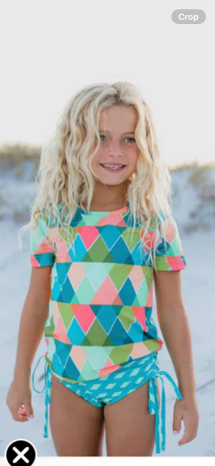 ACC Swim - Rashguard plus low rise swim bottoms with flutters