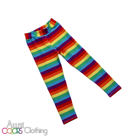 ACC RTS Leggings Rainbow sz 5 Cotton Spandex